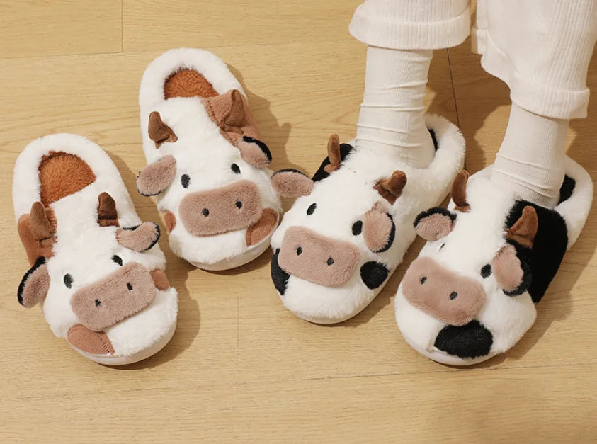 Super Comfortable Cow Slippers