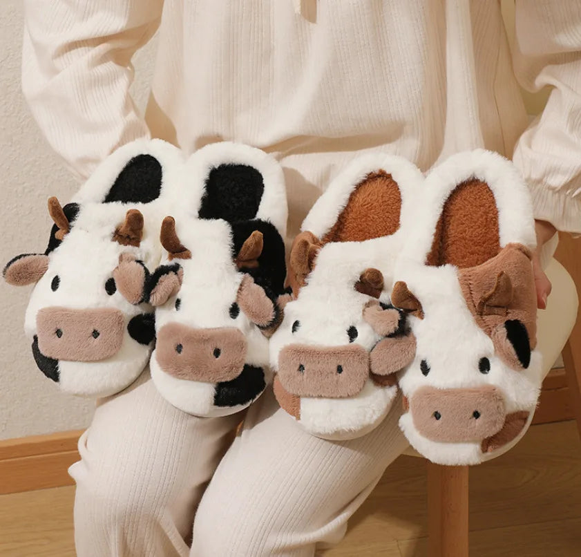 Super Comfortable Cow Slippers